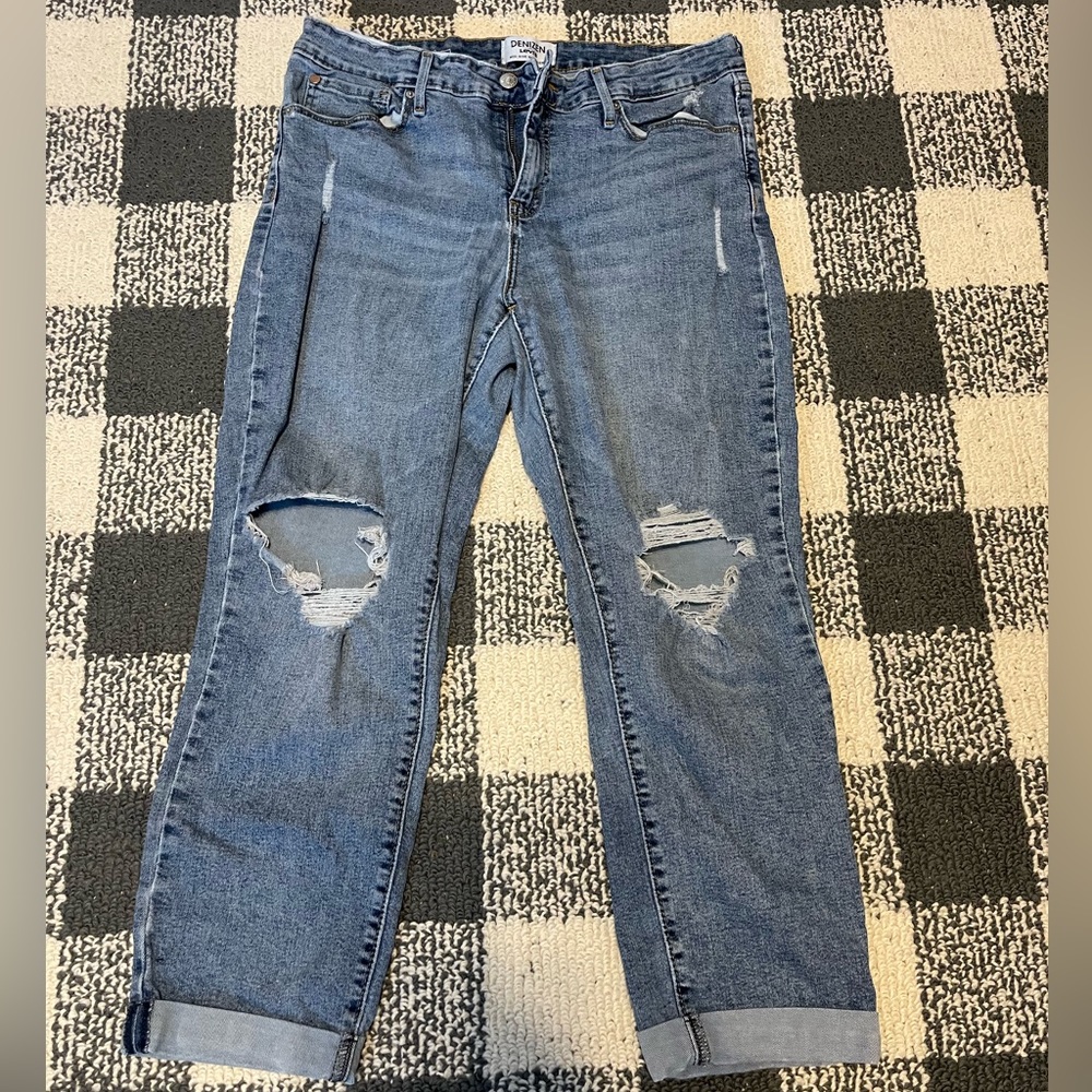 Cuffed Levi jeans